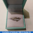 Ring - Wedding Band - White Gold 14k (.585) 3 grams Size 8.5