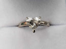 Women's Ring - Solitaire - White Gold 14k (.585) 2.3 grams Size 6