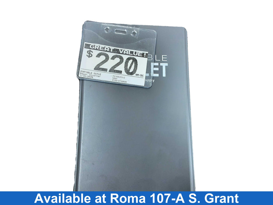 Portable Outlet Po160upsv2 Gray Power Inverter