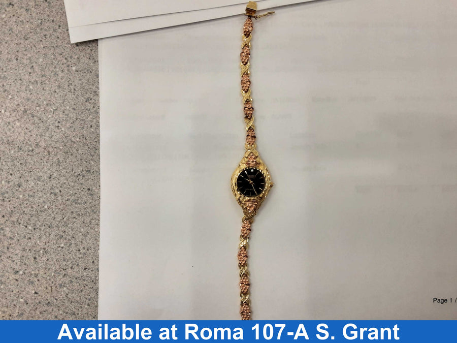 Watch - Tricolor Gold 14k (.585) 13 grams