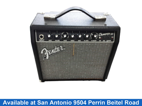 Fender Champion 20 Black Guitar Amplifier