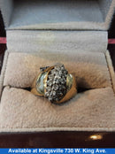 Women's Ring - Yellow Gold 14k (.585) 4.3 grams Size 7.5