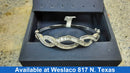 Bangle Bracelet - White Gold 14k (.585) 22.3 grams 5 inch