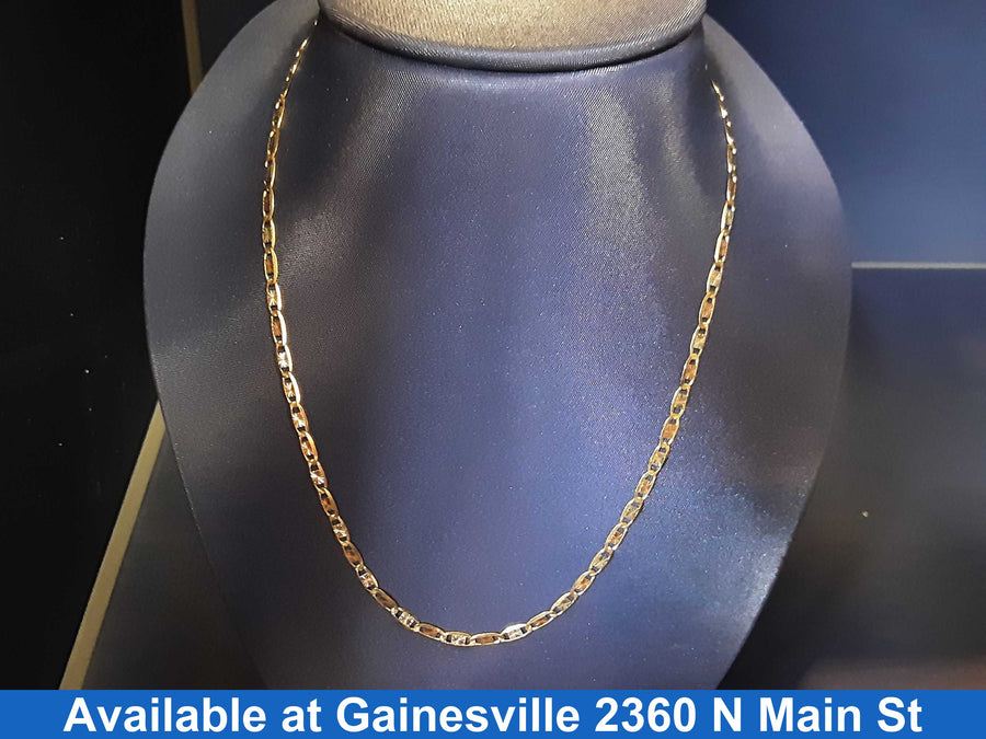 Gucci Chain - Tricolor Gold 10k (.417) 4.8 grams 18 inch