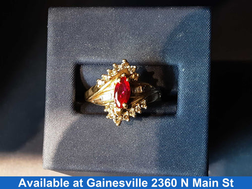 Women's Ring - Yellow Gold 10k (.417) 3.6 grams Size 7