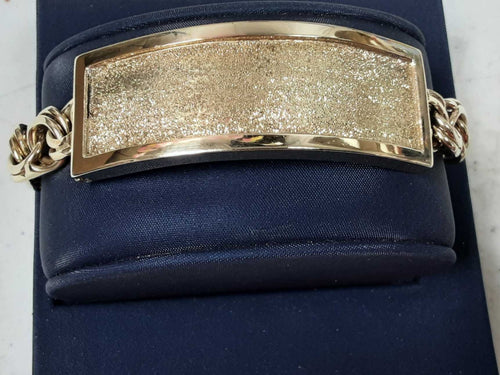 ID Bracelet - Yellow Gold 10k (.417) 53 grams 9 inch