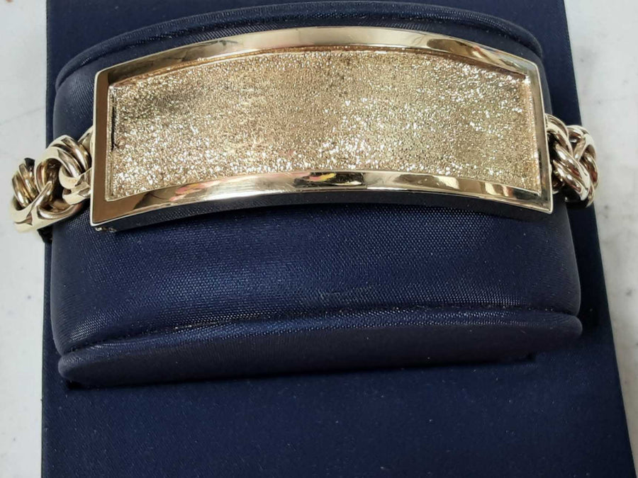ID Bracelet - Yellow Gold 10k (.417) 53 grams 9 inch