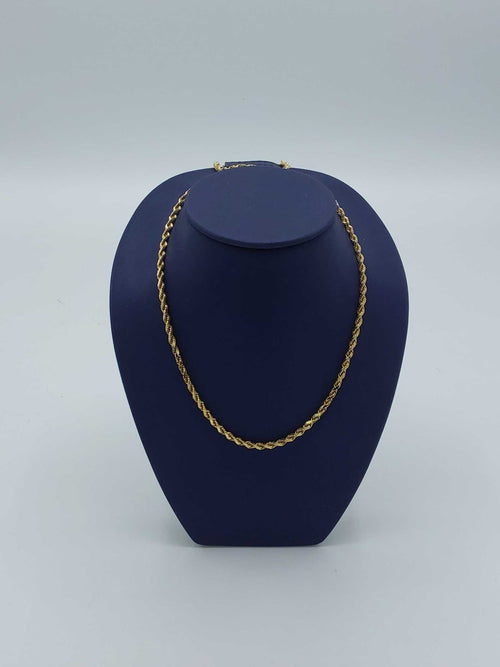 Rope Chain - Yellow Gold 14k (.585) 14.7 grams 18 inch