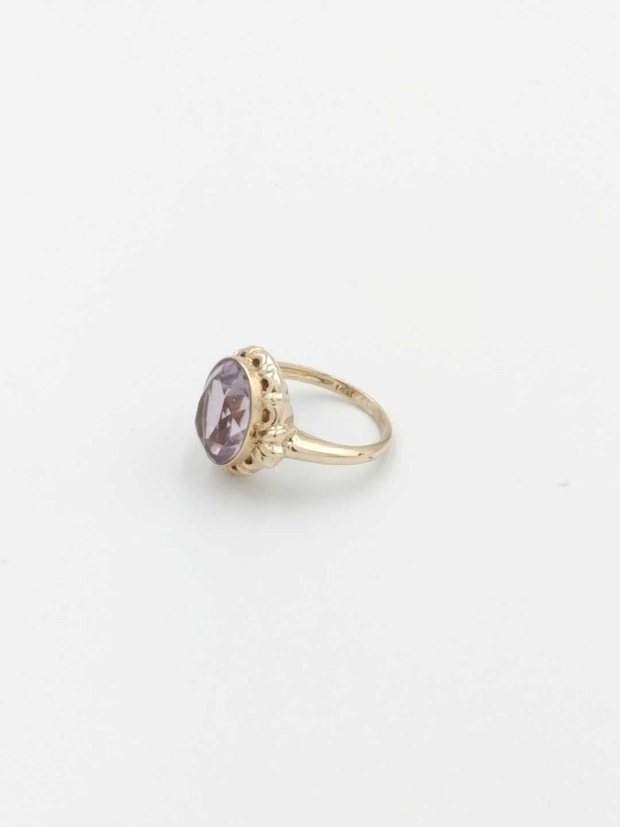Women's Ring - Yellow Gold 14k (.585) 3.1 grams Size 5