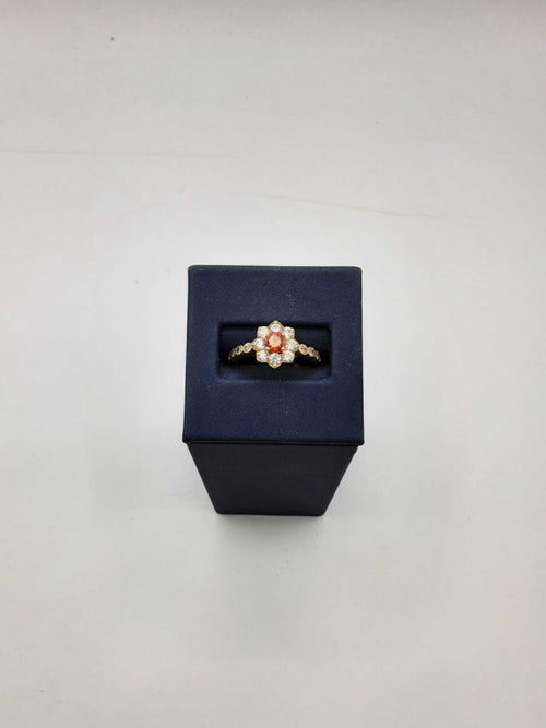 Women's Ring - Yellow Gold 14k (.585) 3.2 grams Size 20