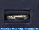 Ring - Wedding Band - White Gold 18k (.750) 2.9 grams Size 10.5