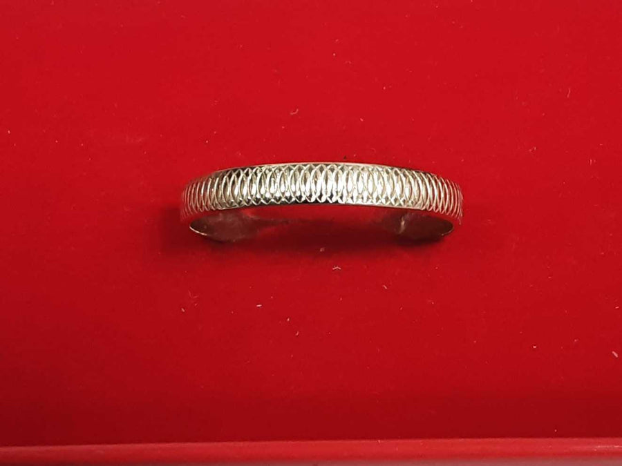 Ring - Wedding Band - Yellow Gold 10k (.417) 3 grams Size 14