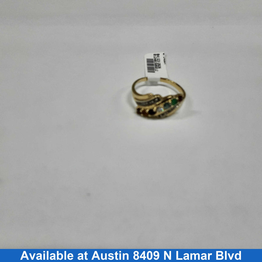 Women's Ring - Yellow Gold 14k (.585) 3.4 grams Size 9