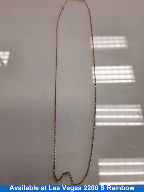 Link Chain - Yellow Gold 10k (.417) 1.4 grams 18 inch