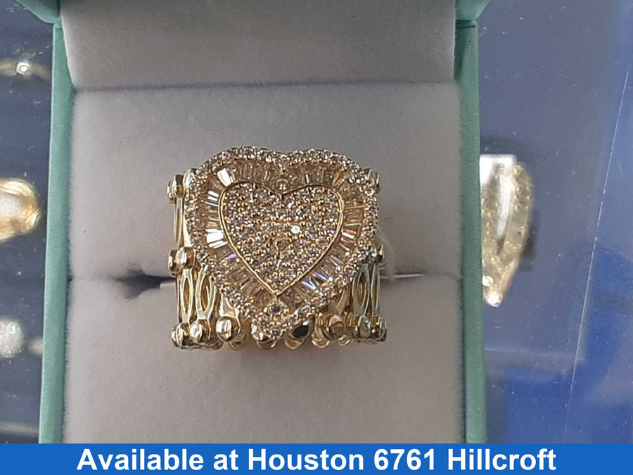 Women's Ring - Yellow Gold 14k (.585) 13.7 grams Size 11