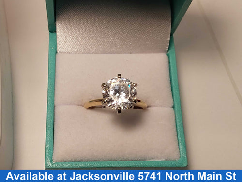Women's Ring - Yellow Gold 14k (.585) 5.3 grams Size 9