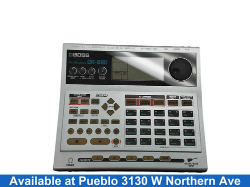 Boss Dr-880 Silver Drum Machine