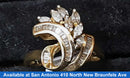 Women's Ring - Yellow Gold 14k (.585) 6.7 grams Size 7