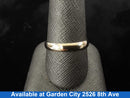 Ring - Wedding Band - Yellow Gold 14k (.585) 2.5 grams Size 10.5
