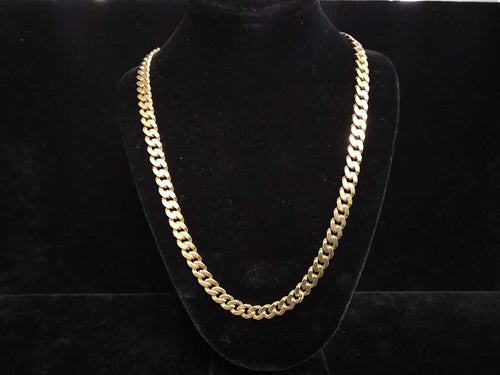 Cuban Link Chain - Yellow Gold 10k (.417) 21.3 grams 20 inch