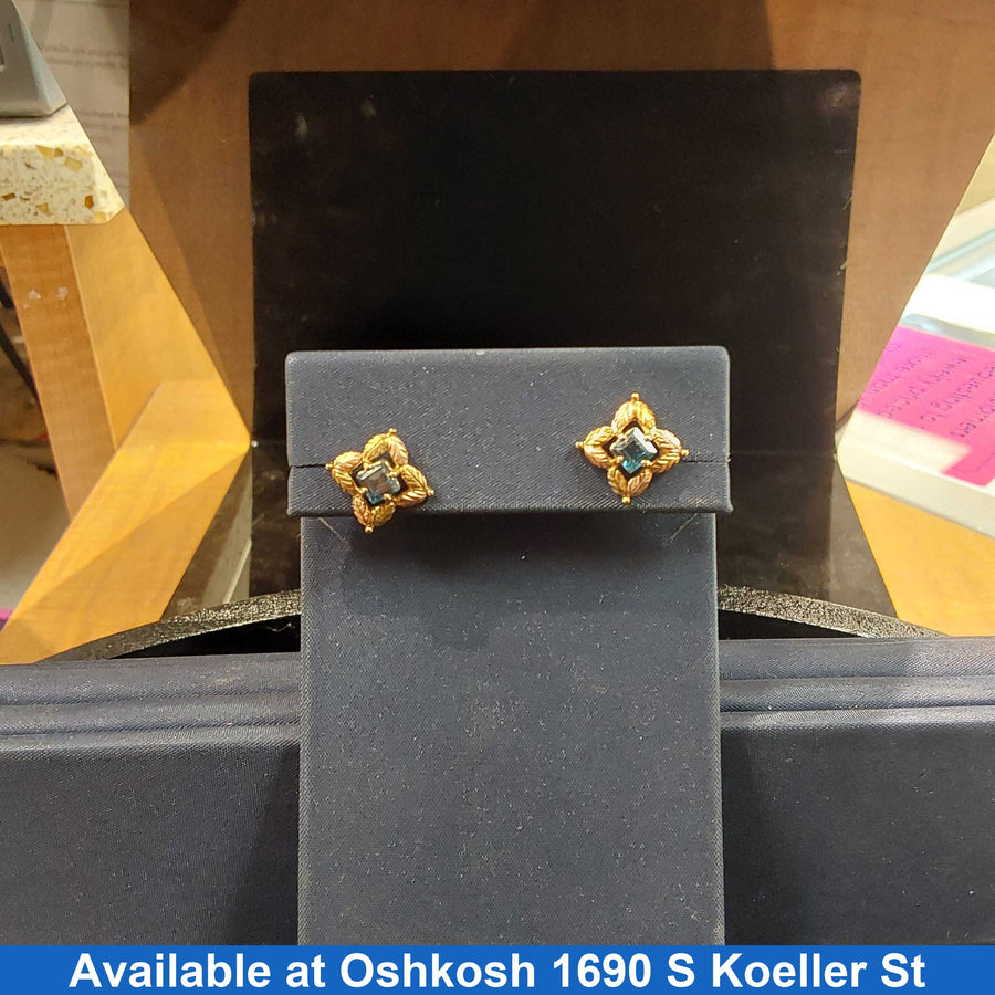 Filigree Earrings - Yellow Gold 10k (.417) 2.2 grams