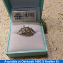 Ring - Engagement Set - White Gold 14k (.585) 5.3 grams Size 6.5