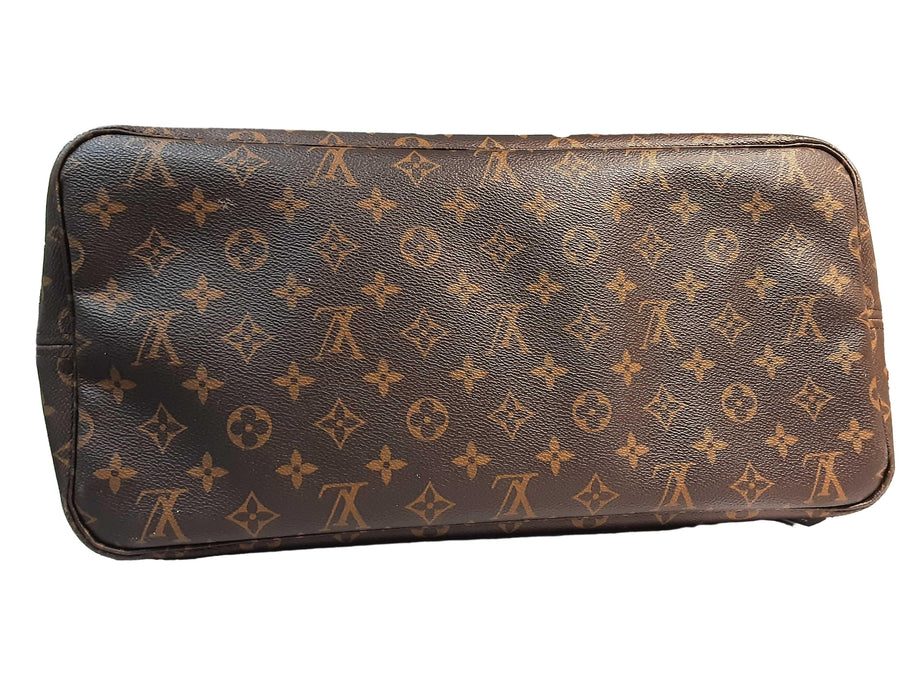 Louis Vuitton Neverfull Mm Brown Purse / Handbag
