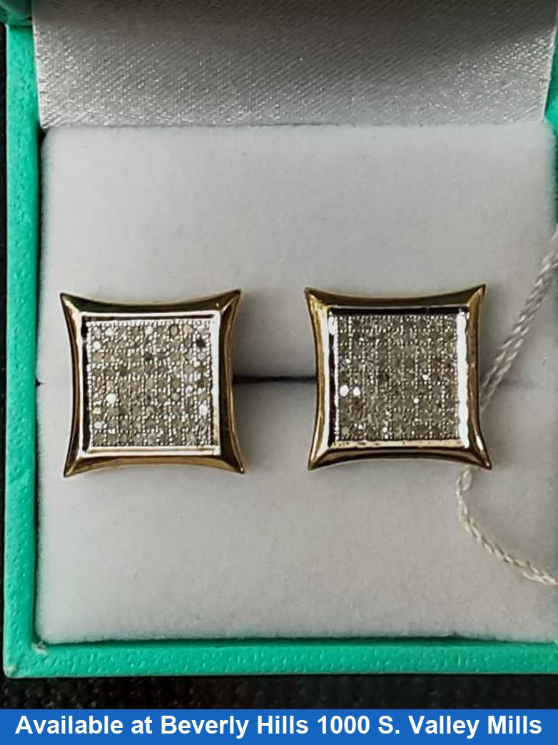 Earrings - Yellow Gold 10k (.417) 3.4 grams