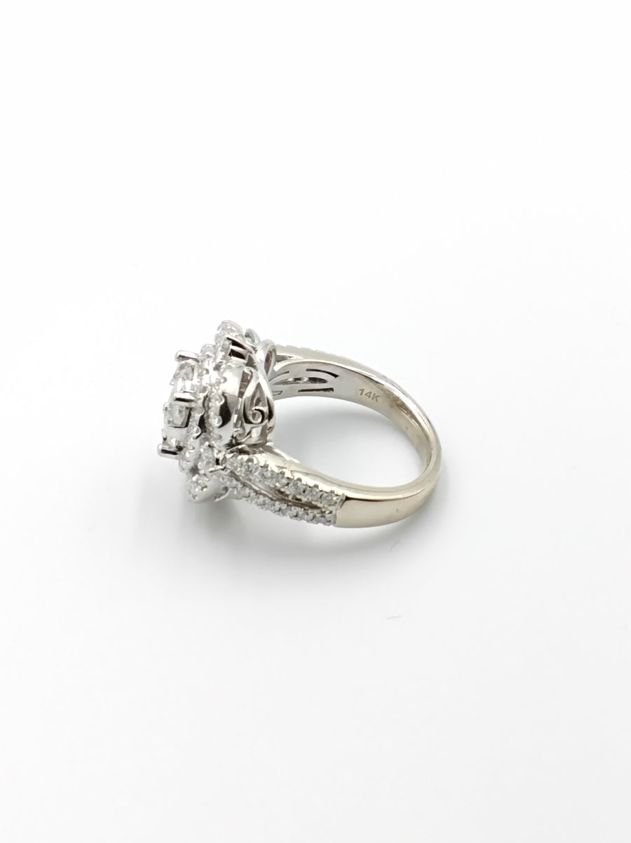 Women's Ring - White Gold 14k (.585) 6.1 grams Size 5