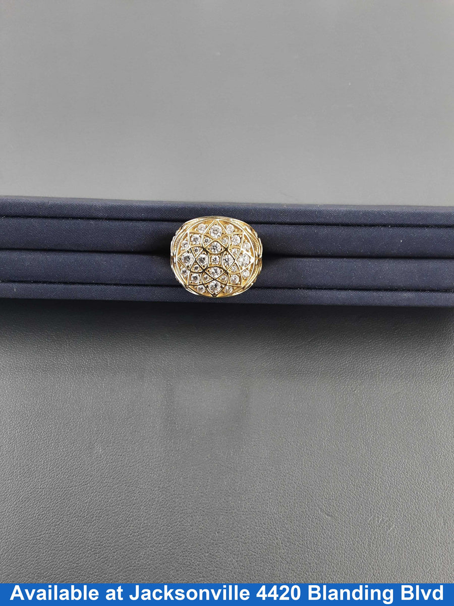 Men's Ring - Yellow Gold 10k (.417) 11 grams Size 10