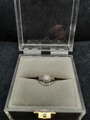 Ring - Wedding Set - White Gold 10k (.417) 6.4 grams Size 5.5