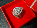 10k White Gold Engagement Ring