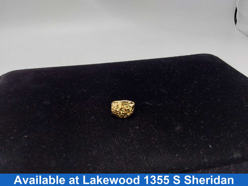 Men's Ring - Yellow Gold 10k (.417) 7.76 grams Size 10