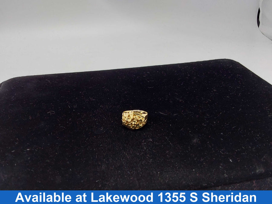 Men's Ring - Yellow Gold 10k (.417) 7.76 grams Size 10