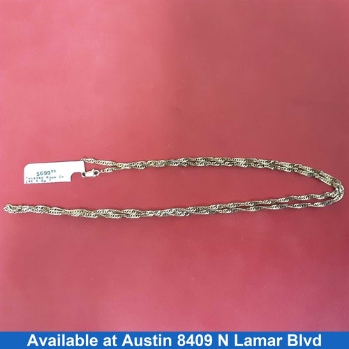 Rope Chain - Yellow Gold 14k (.585) 5 grams 24 inch