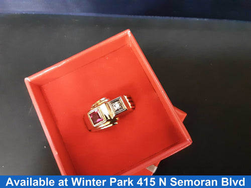 Men's Ring - Yellow Gold 14k (.585) 7.4 grams Size 11