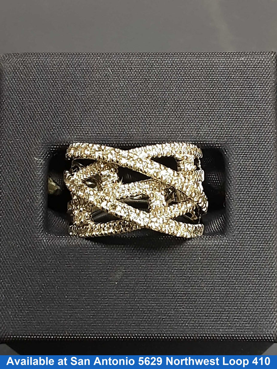 Women's Ring - White Gold 14k (.585) 6.2 grams Size 7.5