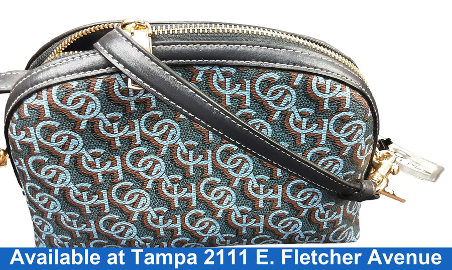 Coach Cf343 Blue Purse / Handbag