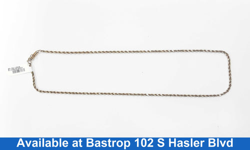 Rope Chain - Yellow Gold 10k (.417) 7.5 grams 20 inch