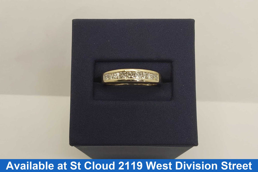 Ring - Wedding Band - White Gold 14k (.585) 2.98 grams Size 7