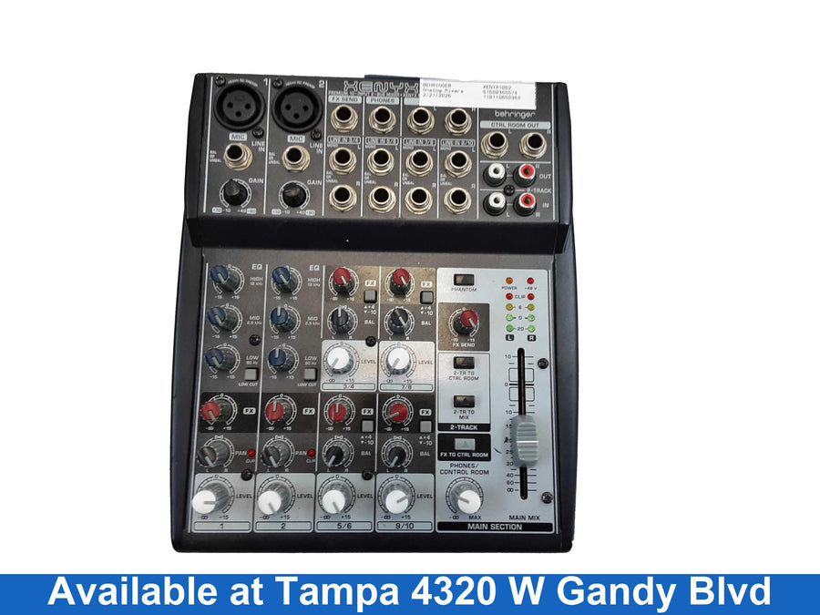 Behringer Xenyx1002 Black Analog Mixer