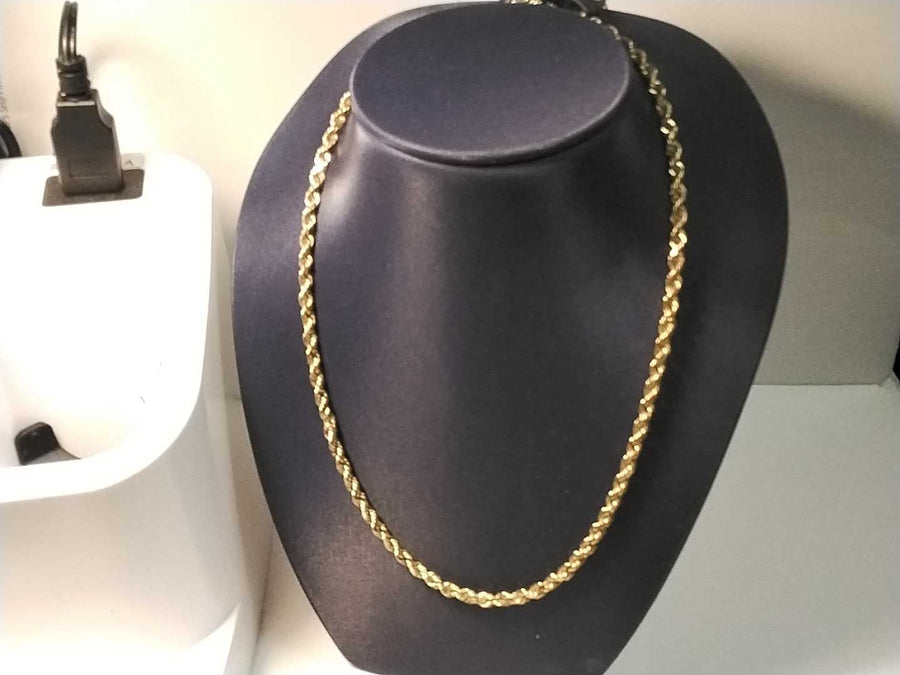 Rope Chain - Yellow Gold 10k (.417) 16.2 grams 22 inch