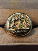 Men's Ring - Yellow Gold 14k (.585) 16.2 grams Size 12