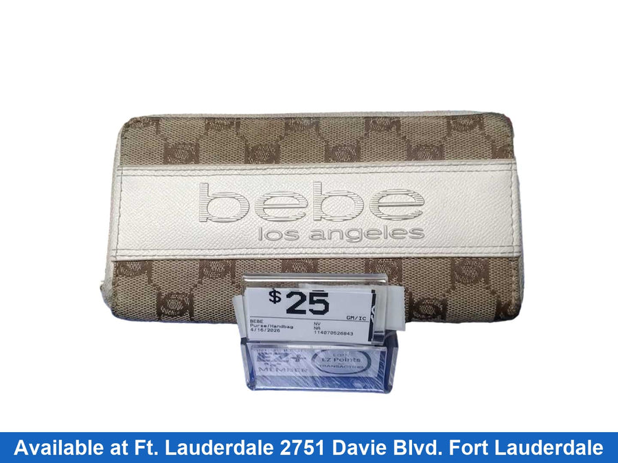 Bebe Beige / Tan Purse / Handbag