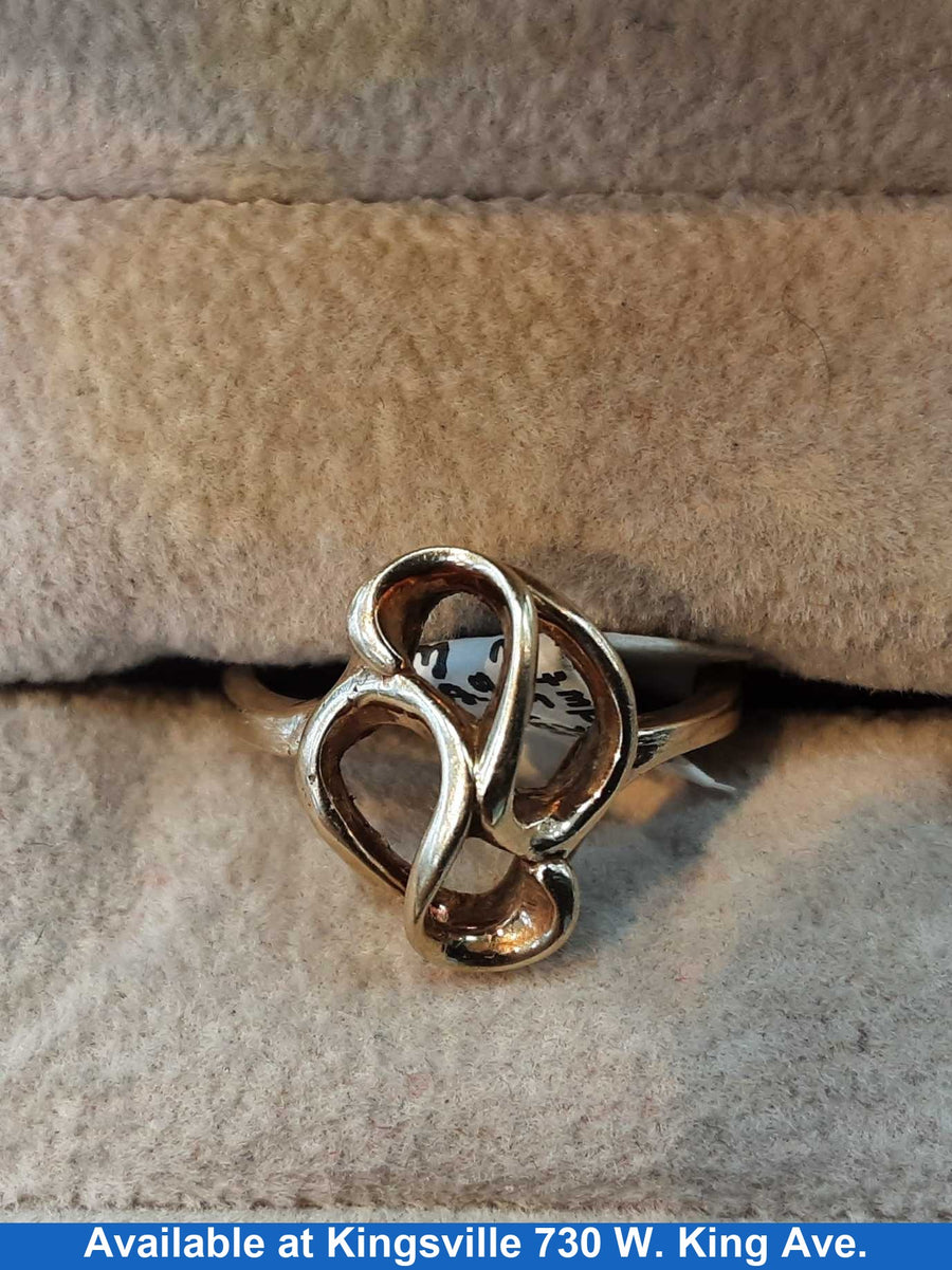 Women's Ring - Yellow Gold 10k (.417) 3.2 grams Size 7