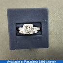 Ring - Engagement Set - White Gold 10k (.417) 6 grams Size 7.5