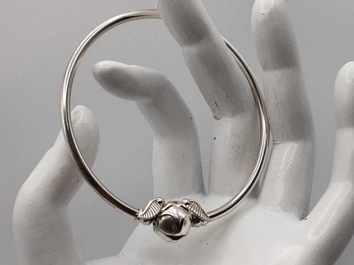Bangle Bracelet - Silver 10.6 grams 8 inch