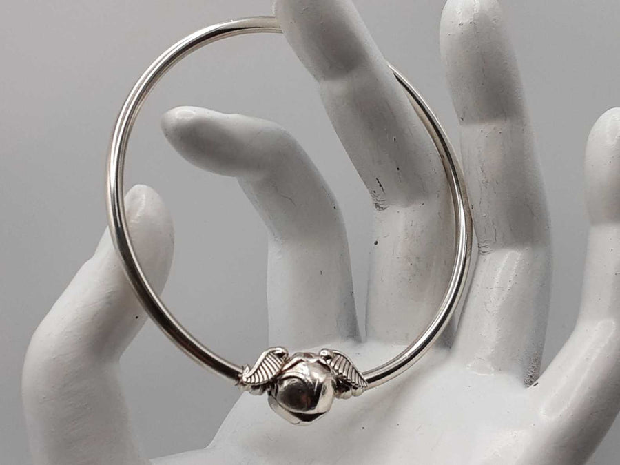 Bangle Bracelet - Silver 10.6 grams 8 inch