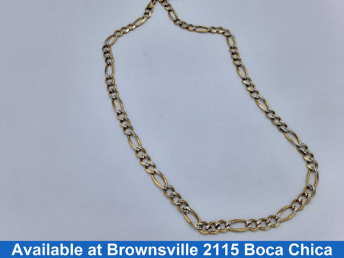 Figaro Chain - Yellow Gold 10k (.417) 37.8 grams 24 inch