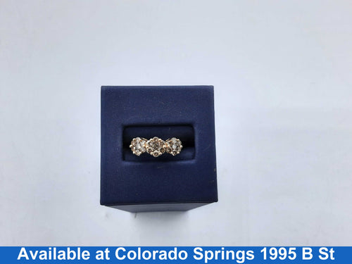 Women's Ring - Yellow Gold 10k (.417) 2.4 grams Size 7